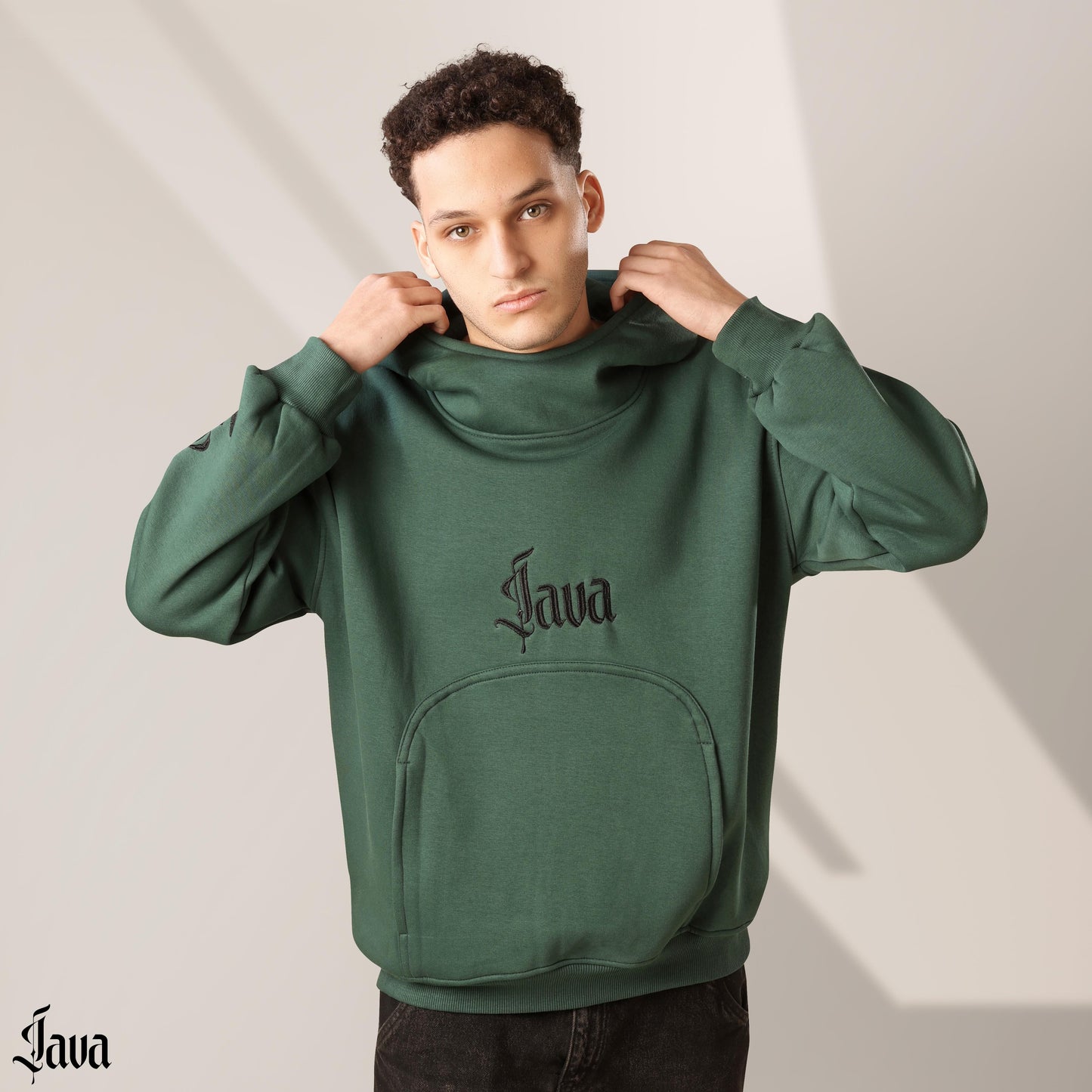 "JAVA" OLIVE HOODIE